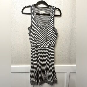 LOFT Sleeveless striped dress